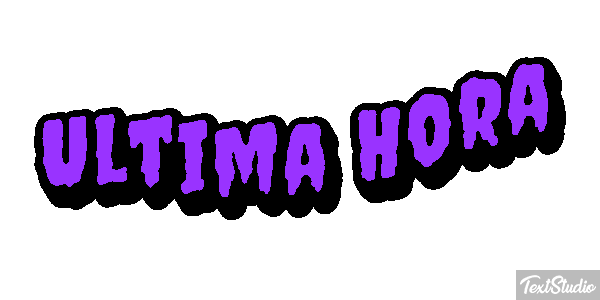 Última Hora Text effect