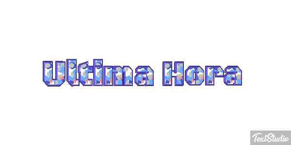 Última Hora Text effect