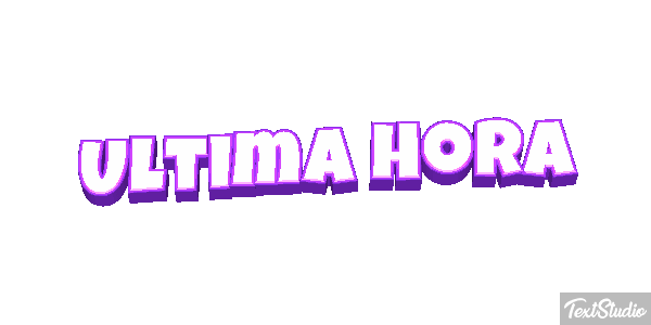 Última Hora Text effect