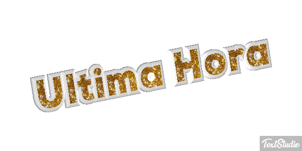 Última Hora Text effect