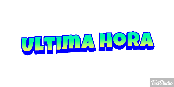 Última Hora Text effect