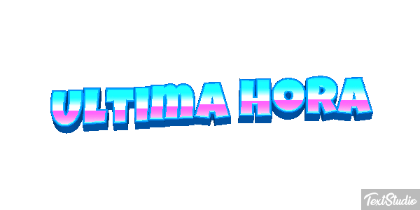 Última Hora Text effect