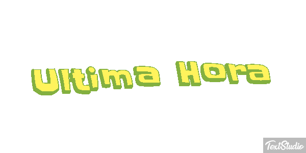 Última Hora Text effect