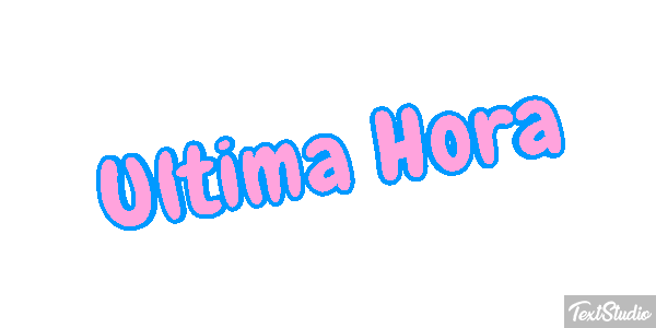 Última Hora Text effect