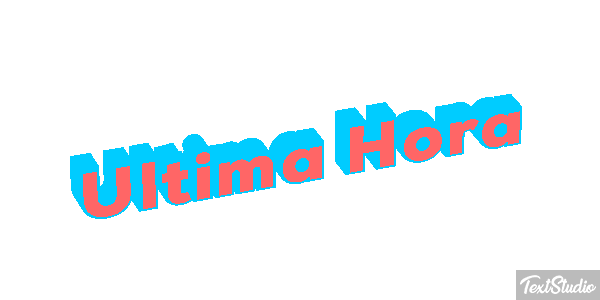 Última Hora Text effect