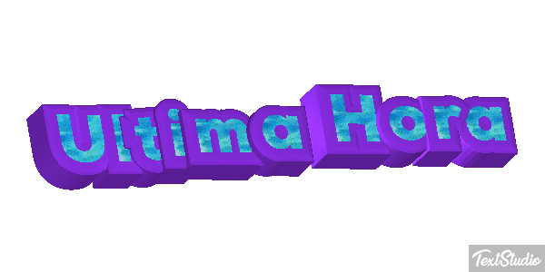 Última Hora Text effect