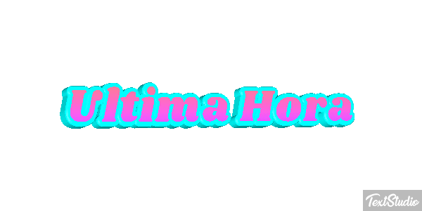 Última Hora Text effect