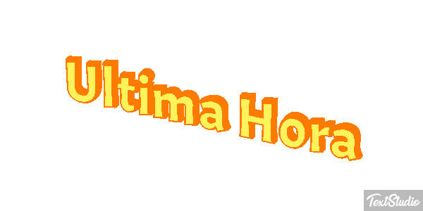 Última Hora Text effect