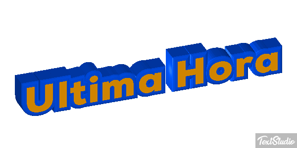 Última Hora Text effect