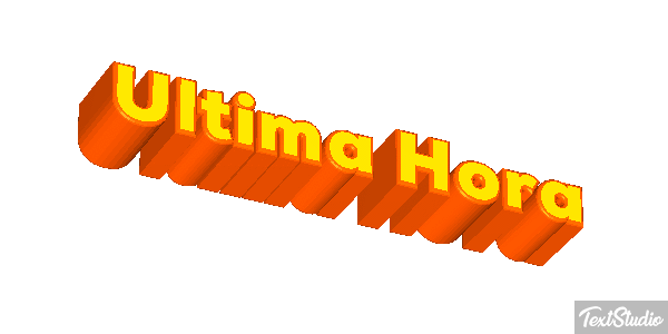 Última Hora Text effect