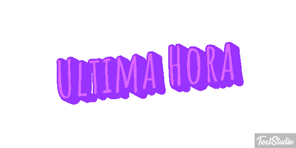 Última Hora Text effect