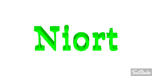 Niort Efekt tekstowy