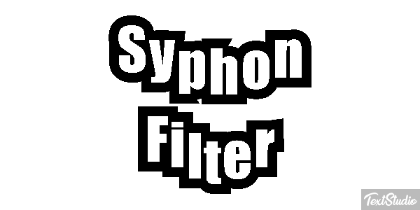 Syphon Filter Tekst effect