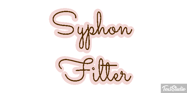Syphon Filter Tekst effect