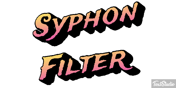 Syphon Filter Tekst effect