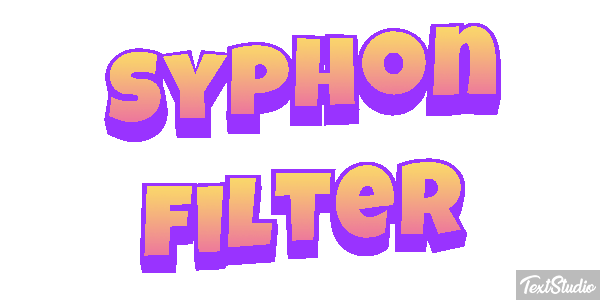 Syphon Filter Tekst effect