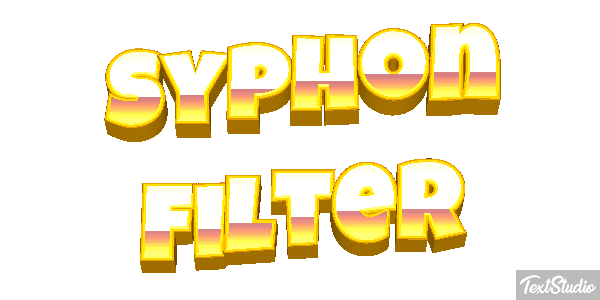 Syphon Filter Tekst effect