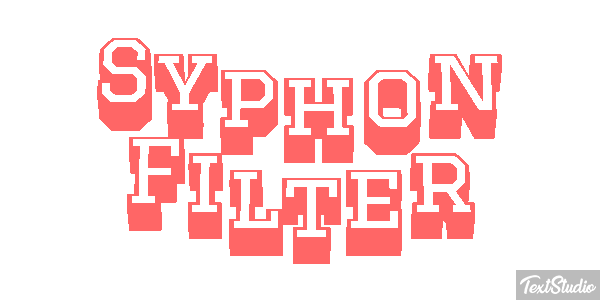 Syphon Filter Tekst effect