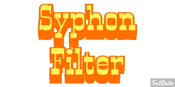 Syphon Filter Tekst effect
