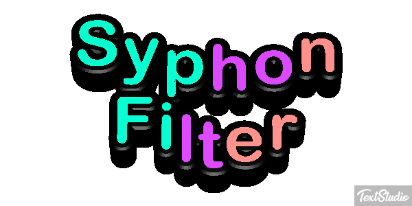 Syphon Filter Tekst effect