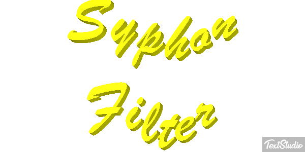 Syphon Filter Tekst effect