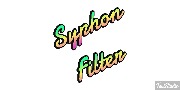 Syphon Filter Tekst effect