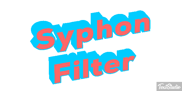 Syphon Filter Tekst effect