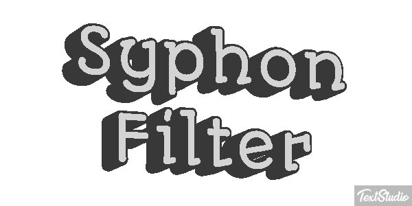 Syphon Filter Tekst effect