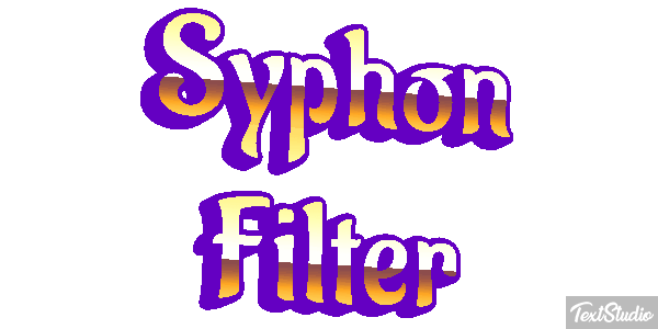 Syphon Filter Tekst effect
