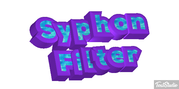 Syphon Filter Tekst effect