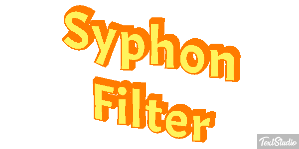 Syphon Filter Tekst effect