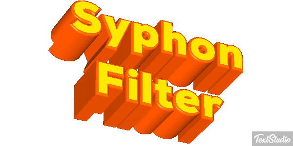 Syphon Filter Tekst effect