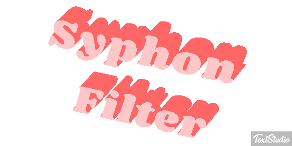 Syphon Filter Tekst effect