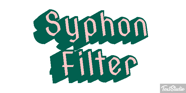 Syphon Filter Tekst effect
