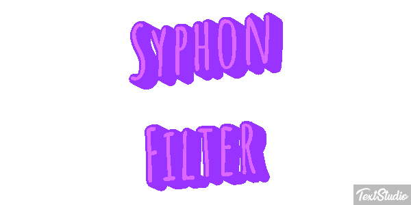 Syphon Filter Tekst effect