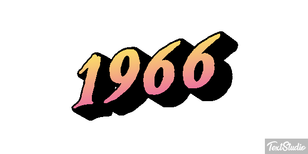 1966 Текстовый эффект
