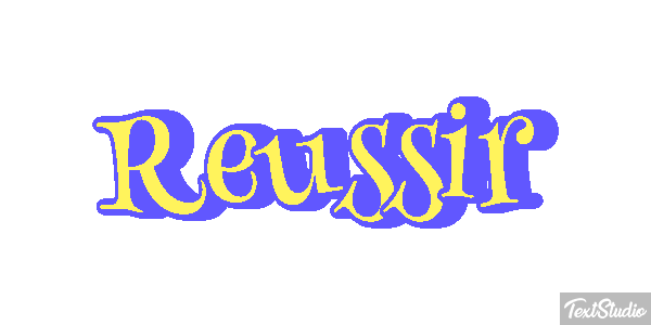 Réussir Текстовый эффект