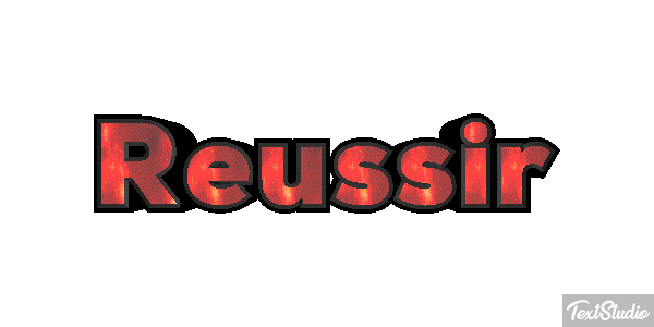 Réussir Текстовый эффект