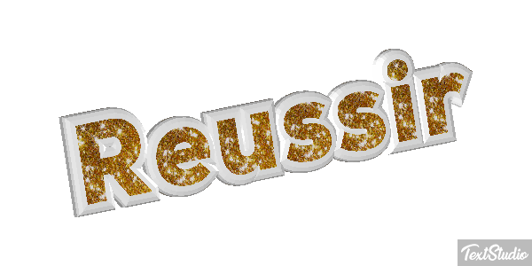 Réussir Текстовый эффект