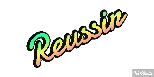 Réussir Текстовый эффект