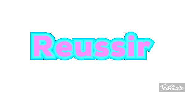 Réussir Текстовый эффект