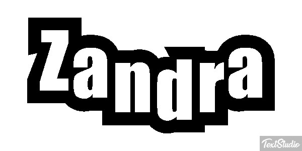 Zandra Efeito do texto