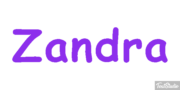 Zandra Efeito do texto