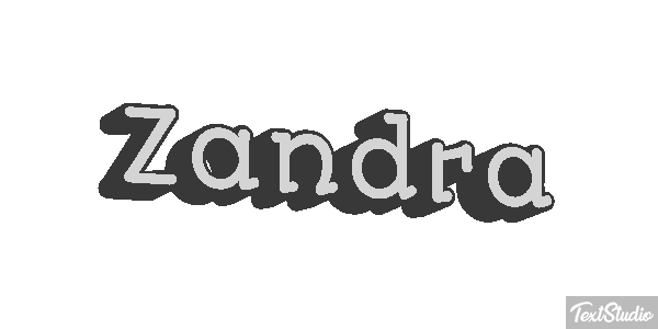 Zandra Efeito do texto
