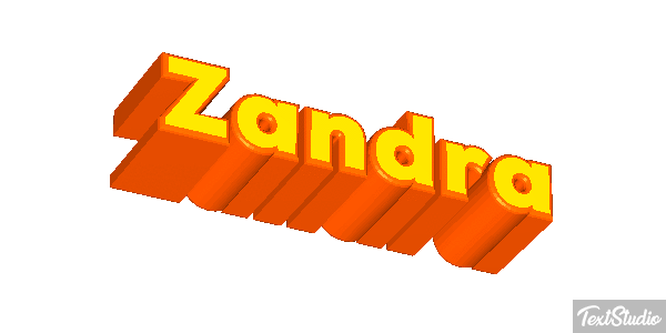 Zandra Efeito do texto