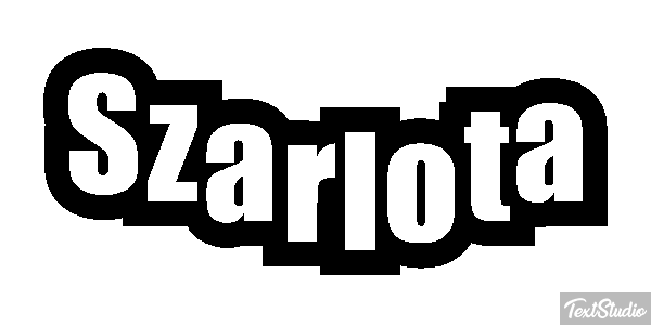 Szarlota Text effect