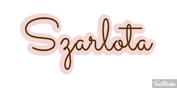 Szarlota Text effect