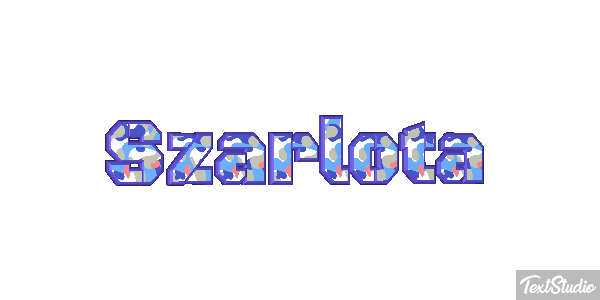 Szarlota Text effect