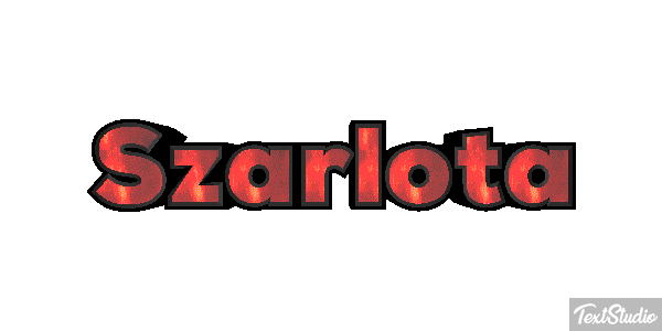 Szarlota Text effect