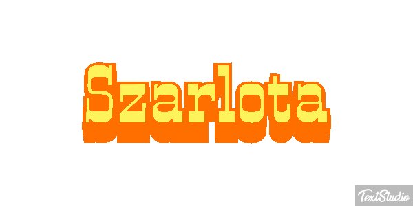 Szarlota Text effect